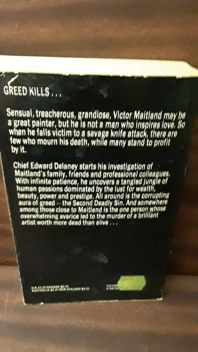 Book - The Second Deadly Sin , Lawrence Sanders