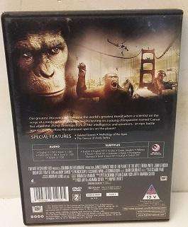 DVD movie  : The Rise of the Planet of the Apes