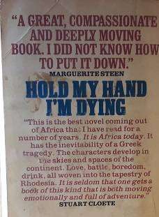 Books : Hold my Hand I'm Dying , John Gordon Davis  ( paperback )
