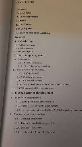 Book :  Oxygen carriers for a novel bio-artificial liver support system - Francis Sean Moolman