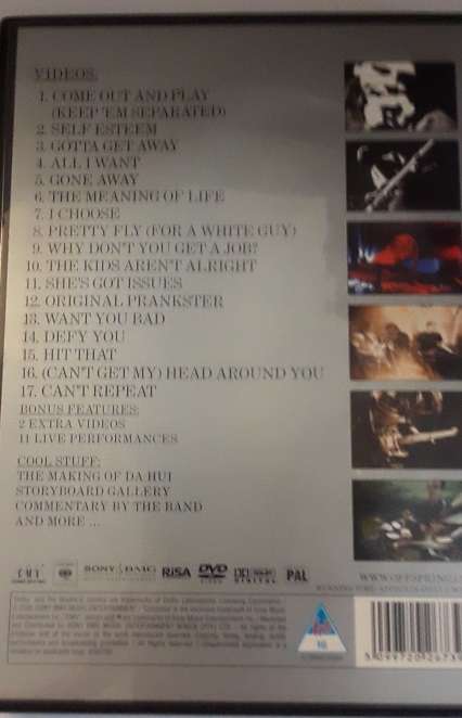DVD movie   - The Offspring music dvd - good condition