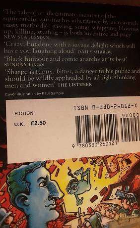 Books  -  The  Throwback , Tom Sharpe ( paperback )