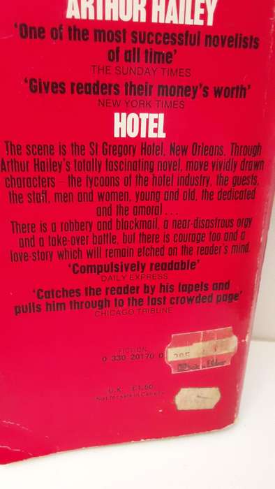 Book : Hotel , Arthur Hailey