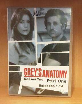 DVD Movie - Grey's Anatomy , Season Two -  Part One  4 disc set