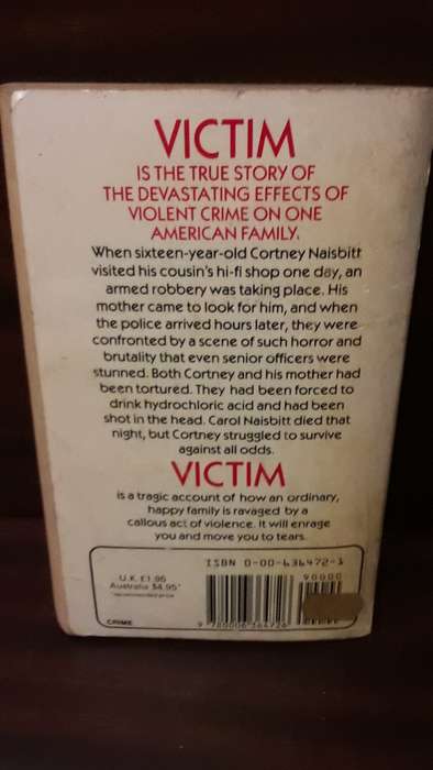 Book -  Victim The other side of Murder , Gary Kinder