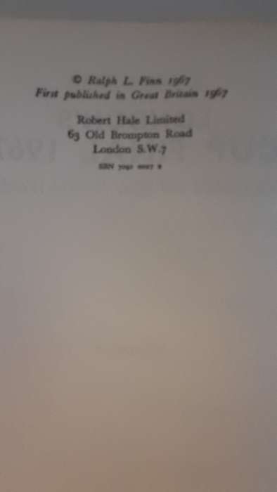 Books - London Cup Final 1967 , how Chelsea and Spurs Reached Wembley  - 1967 - Ralph L Finn