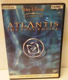 DVD movie  :  Atlantis  The Lost Empire