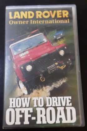 VHS Tapes - How to Drive Off-Road Landrover
