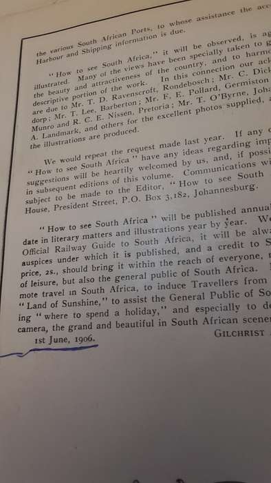 Book : Antique - How to see South Africa  " railways " - 1906 picture's