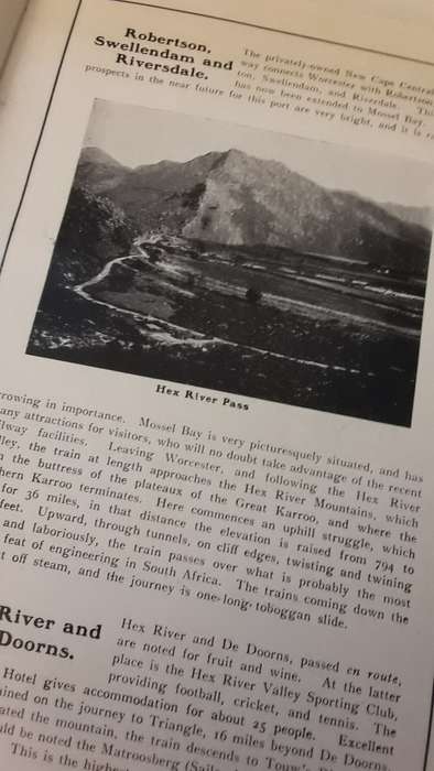 Book : Antique - How to see South Africa  " railways " - 1906 picture's