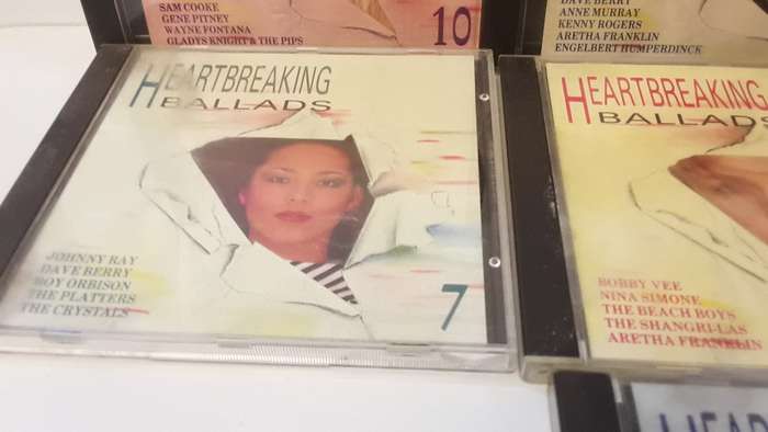CD Music -  Heartbreaking Ballads , 7 CD's