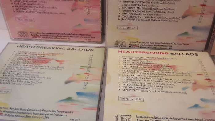 CD Music -  Heartbreaking Ballads , 7 CD's