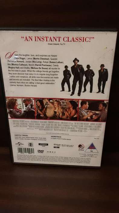 DVD movie  : Best man holiday