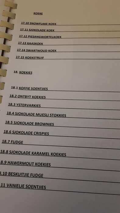 Book :  Resepte Boek