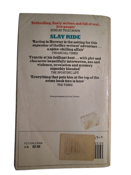 BOOK : Slay Ride, Dick Francis