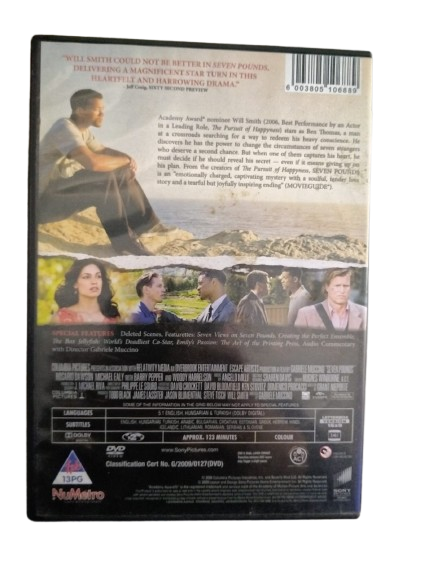 Will Smith - Seven Pounds DVD