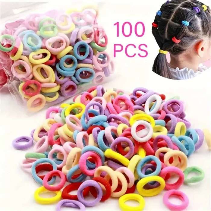 Girls Elastic Hair Bands  100 Pack Hair Bands  Elastic Hair Bands for Girls  Fashion Hair Bands  Hai