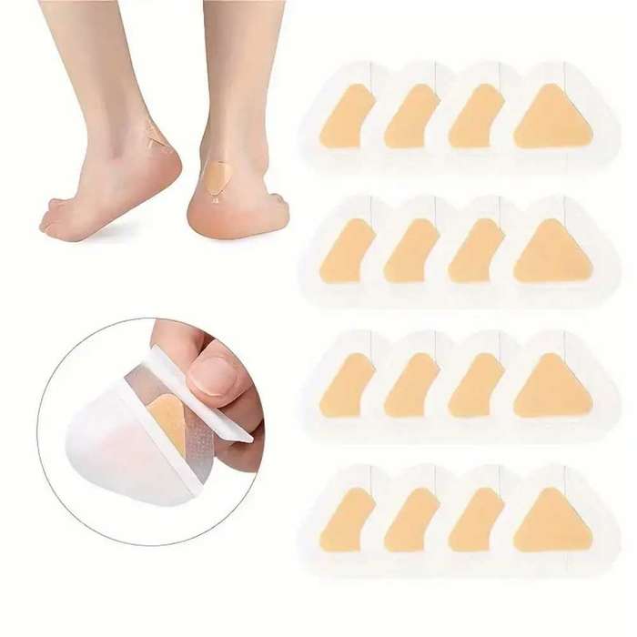 Gel Heel Protector Stickers  Heel Cushion Pads  30 Pack Heel Protectors  Comfort Heel Stickers  Blis
