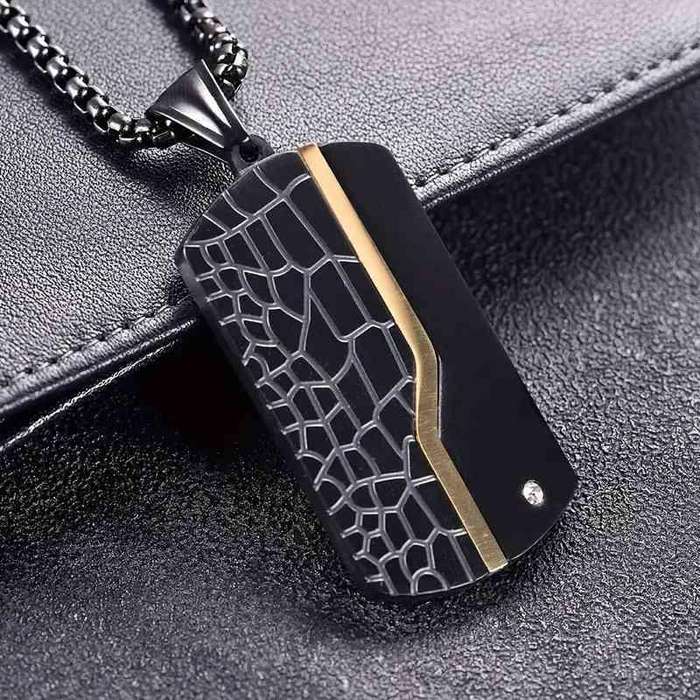 Stainless Steel Necklace-Geometric Necklace-Men's Fashion Necklace-Durable Jewellery