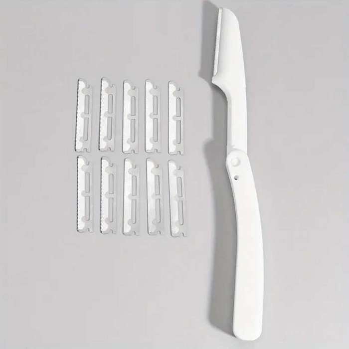 Facial Razors For Women Face, Eyebrow Razor, Dermaplane Razors, Face Shavers(10 Razors)