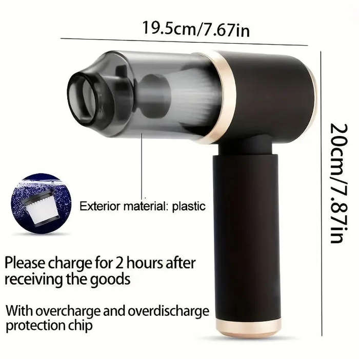 Wireless Car Vacuum Cleaner, Blow And Suck Dual-Purpose