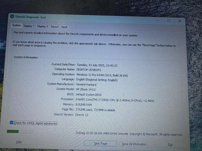 HP ZBOOK 14 G2