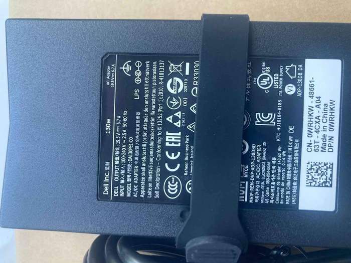  Brand New Genuine Dell 130W Charger  Big Pin (PA-4E) Power Adapter