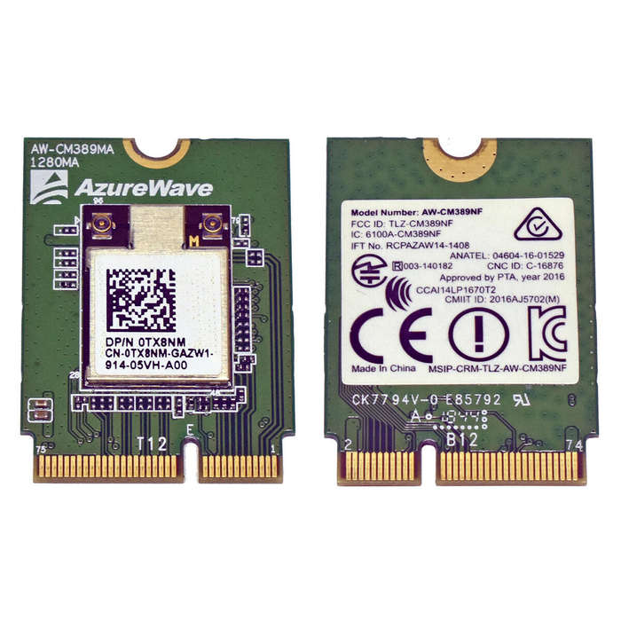 Dell AzureWave AW-CM389MA (0TX8NM) Dual Band Wi-Fi Adapter