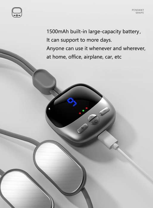 Portable Electric Pulse Neck and Shoulder Massager