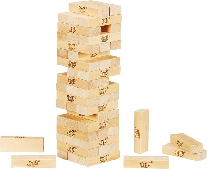 Wooden Blocks Stacking Tumbling Tower Game