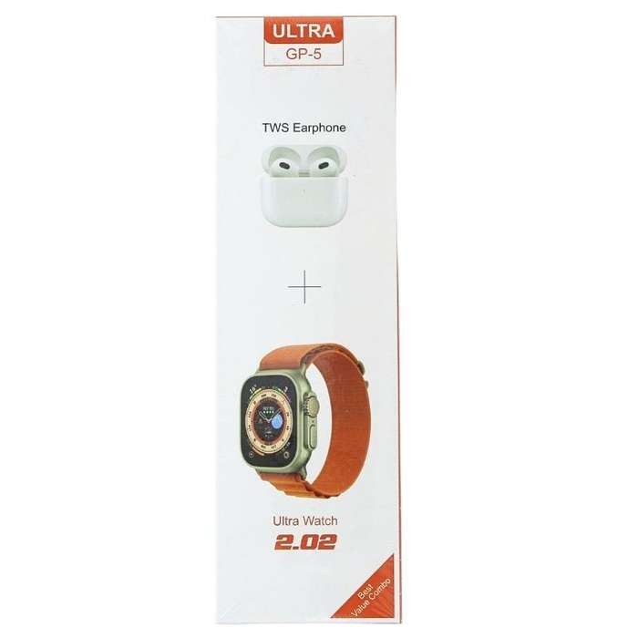 Ultra GP-5 Earphone & Ultra Smart Watch Set