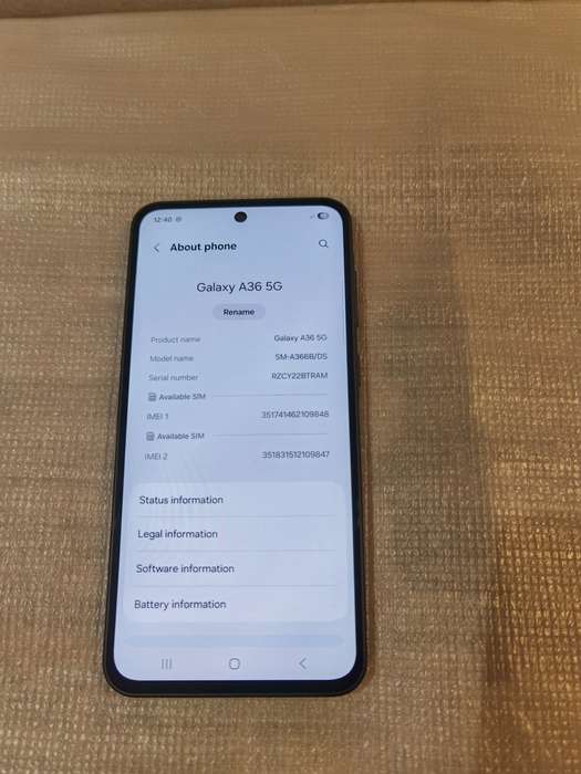 Samsung A36 5G SM-A366B/DS