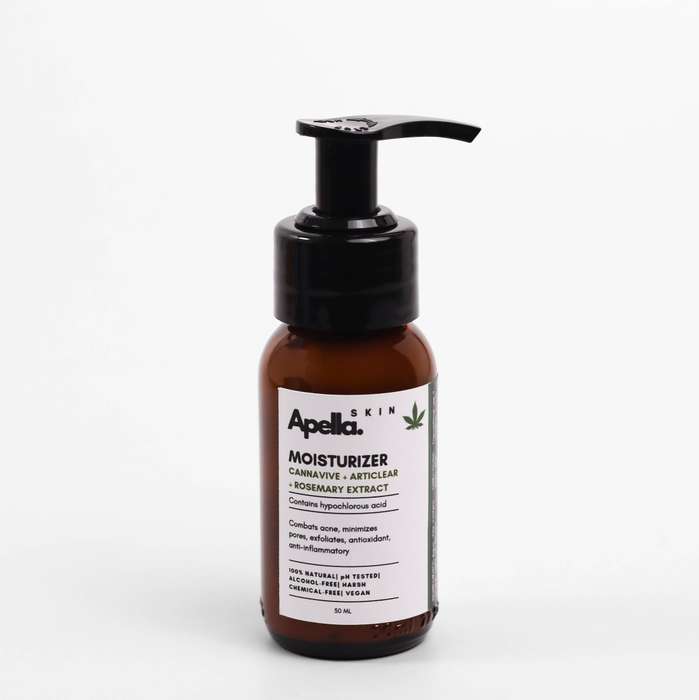 Moisturizer for acne & pore reduction (Cannavive + Rosemary + Articlear extract + Hypochlorous Acid)
