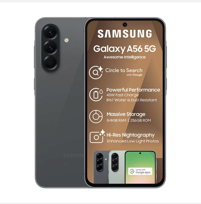 Samsung Galaxy A56 5G Dual Sim 256GB - Mix Color Black, Olive, Light Gray