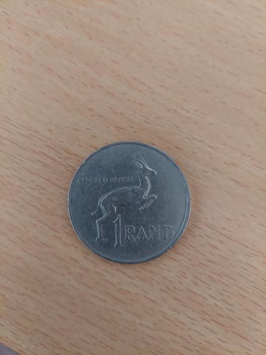 1990 South African One Rand Coin