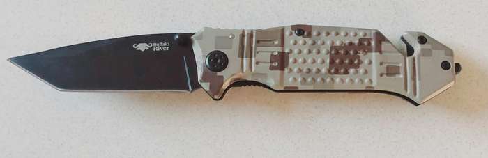 US made Buffalo River Axiom Jericho Knife range