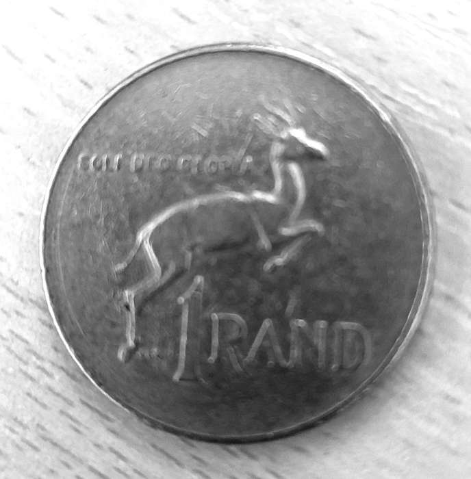 1977 South African One Rand Coin