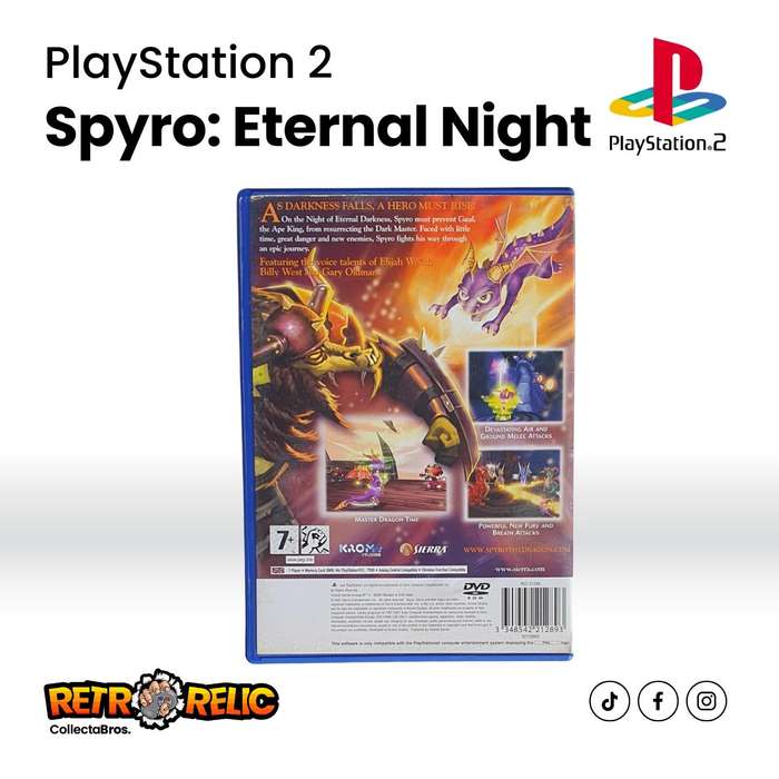 The Legend of Spyro the Eternal Night (PS2) videogame
