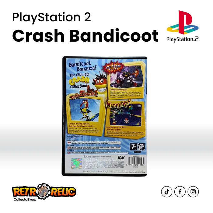 Crash Bandicoot Action Pack (PS2) videogame - Pre-Owned