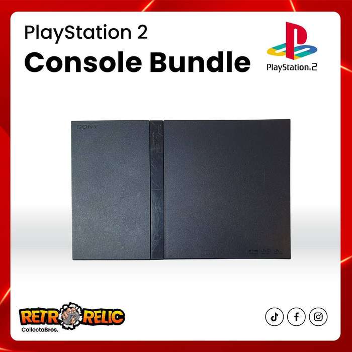 PlayStation Two Slim Console with Games Bundle Pre-Owned