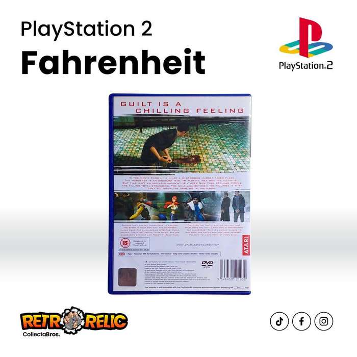 Fahrenheit (PS2) videogame