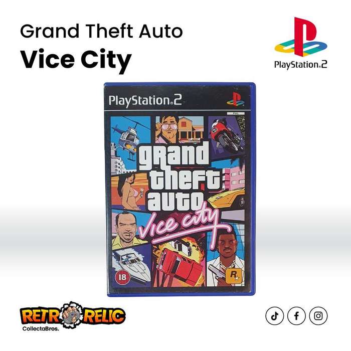 Grand Theft Auto Vice City (PS2) videogame - Pre-Owned