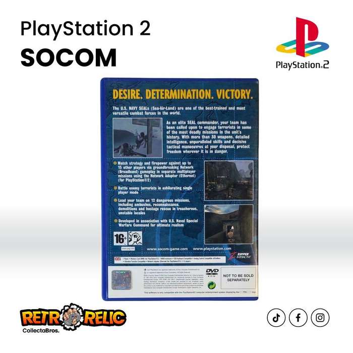 SOCOM: U.S. Navy SEALs - PlayStation Two (PS2) videogame