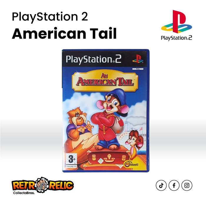 An American Tail PlayStation Two (PS2) videogame