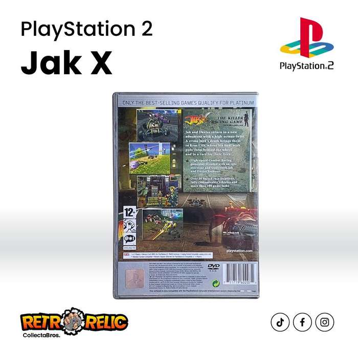 Jak X Platinum (PS2) videogame