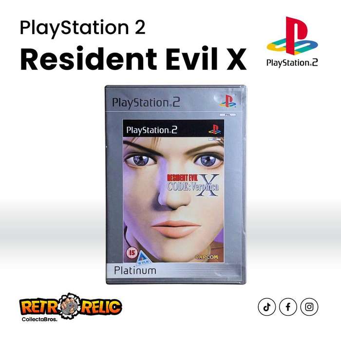 Resident Evil - Code Veronica X Platinum (PS2) videogame