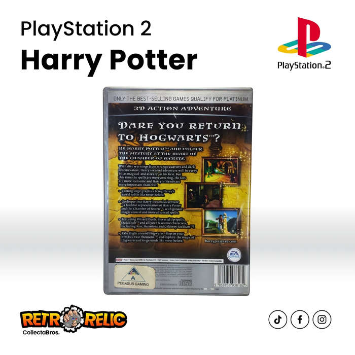 Harry Potter and the Chamber of Secrets Platinum (PS2) videogame - Pre-Owned