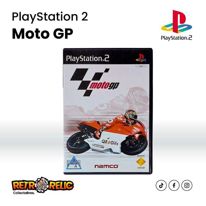 MotoGP Blue Disc  Black Case PlayStation Two (PS2) videogame