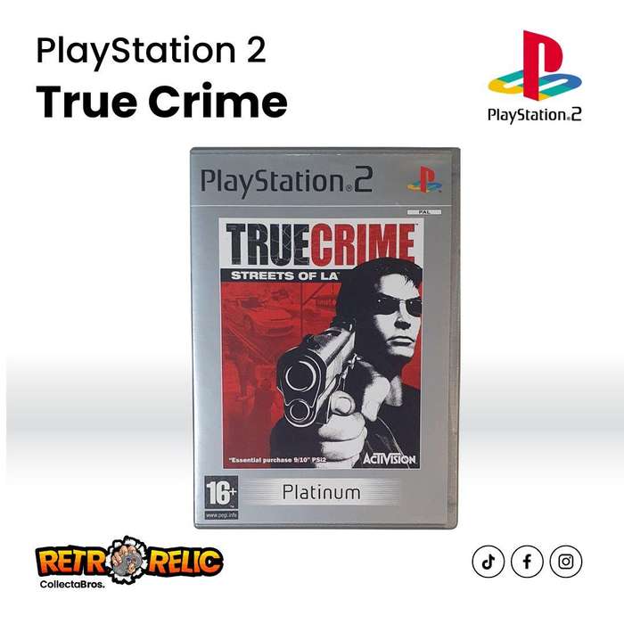 True Crime Streets of LA Platinum PS2 videogame