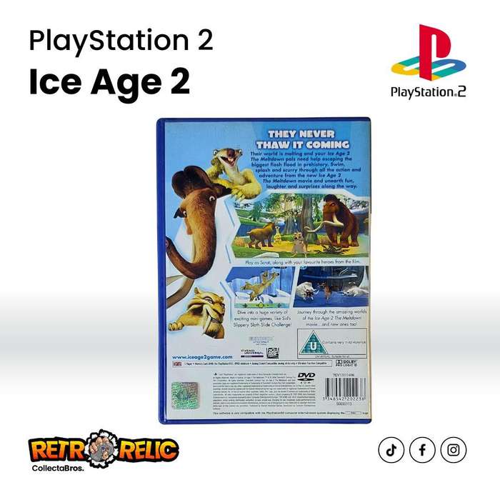 Ice Age 2 The Meltdown PlayStation Two (PS2) videogame